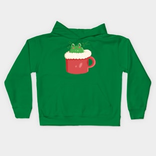 Frog Coffee Kids Hoodie